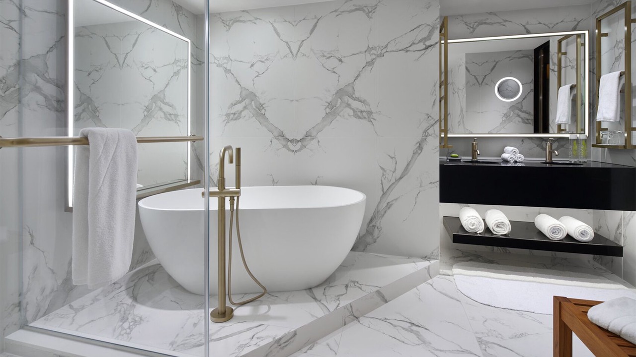 Photo of Bathroom in Downtown Washington D.C.