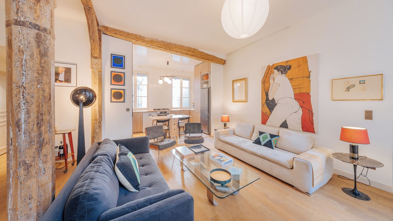 Photo of Livingroom in Quartier Sainte-Avoye