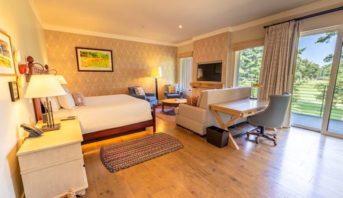 Executive Studio Suite, 1 King Bed, Terrace, Golf View