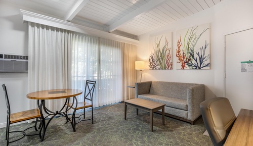 Suite, 1 King Bed, Kitchen, Poolside (Living Room, Full Kitchen)