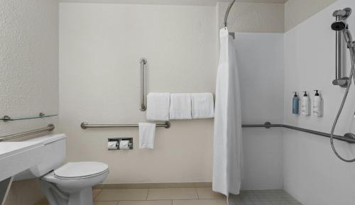 Double Suite with Two Double Beds, Roll-In Shower and Trundle Sofa - Mobility Access/Hearing Accessible