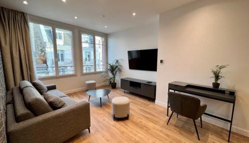 Deluxe One-Bedroom Apartment with City View