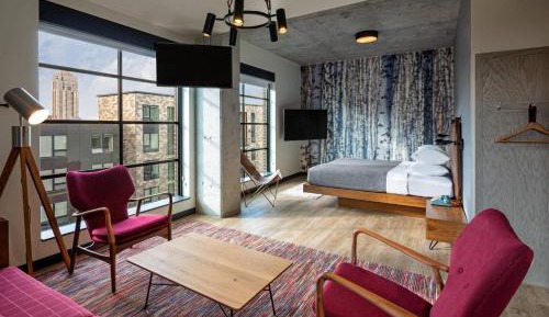 Suite, 1 King, Sofa bed, City view