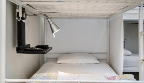 Bed in 4-Bed Mixed Dorm with Shared Washroom