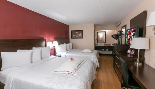Premium Double Room with Two Double Beds Smoke Free (Upgraded Bedding and Snack Box)