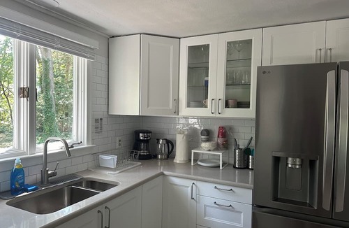 West Falmouth House | Charming 4-bedroom house with WiFi, AC in West Falmouth, 1 mi Old Silver Beach